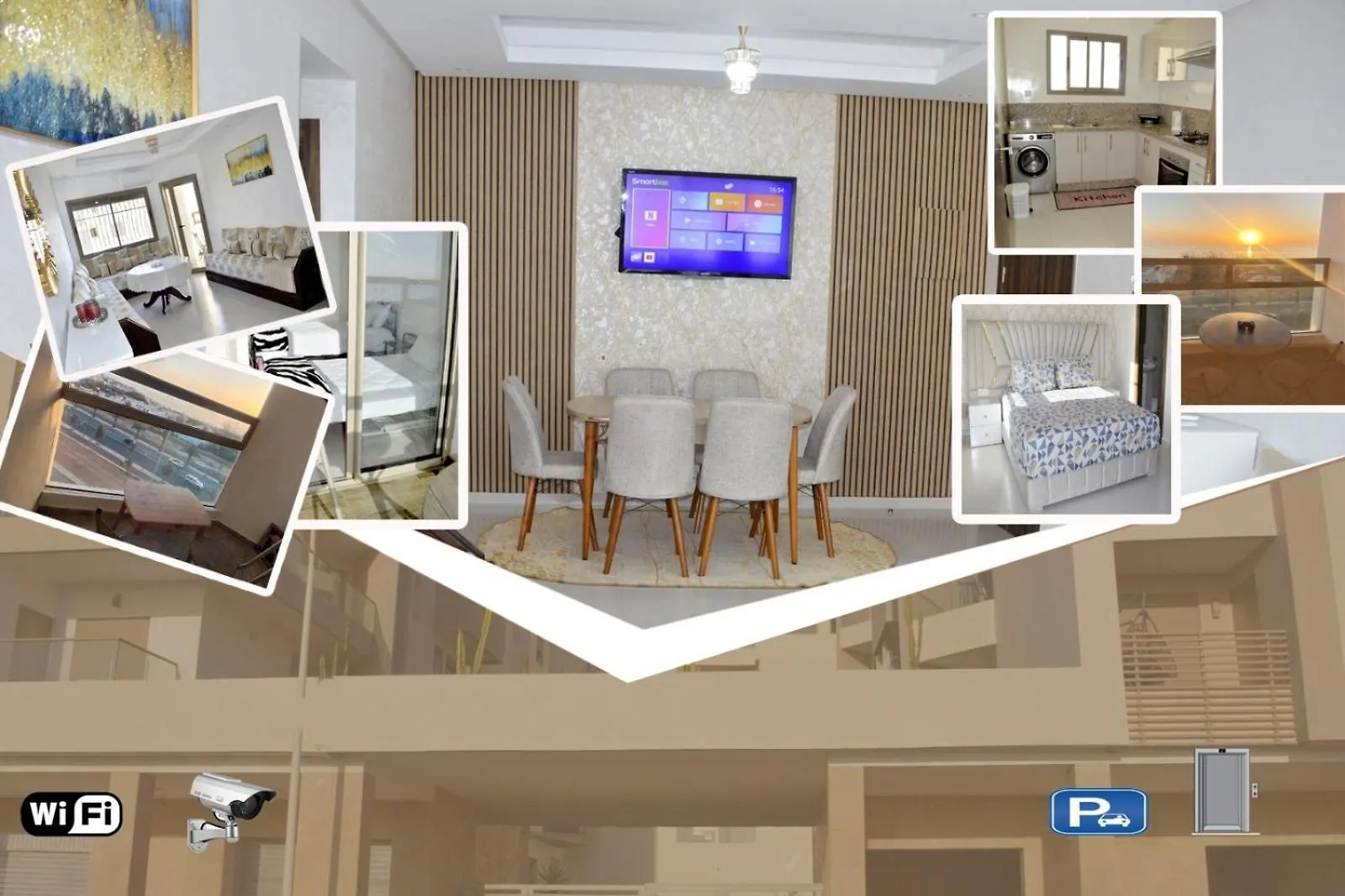 Apartment With Panoramic Ocean View In Агадир